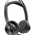 Poly Voyager Focus 2 Mik. Stereo Kulaklık (+Stand)