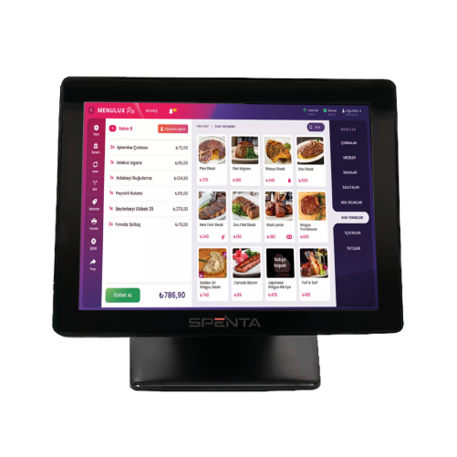 SPENTA SP-156I I5 4.N 8GB 128GB SSD 15.6" DOKUNMATIK W11P POS PC +2.EKRAN