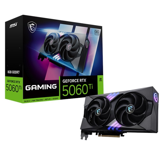 MSI GeForce RTX 5060TI 8G Gaming OC GD7 128Bit