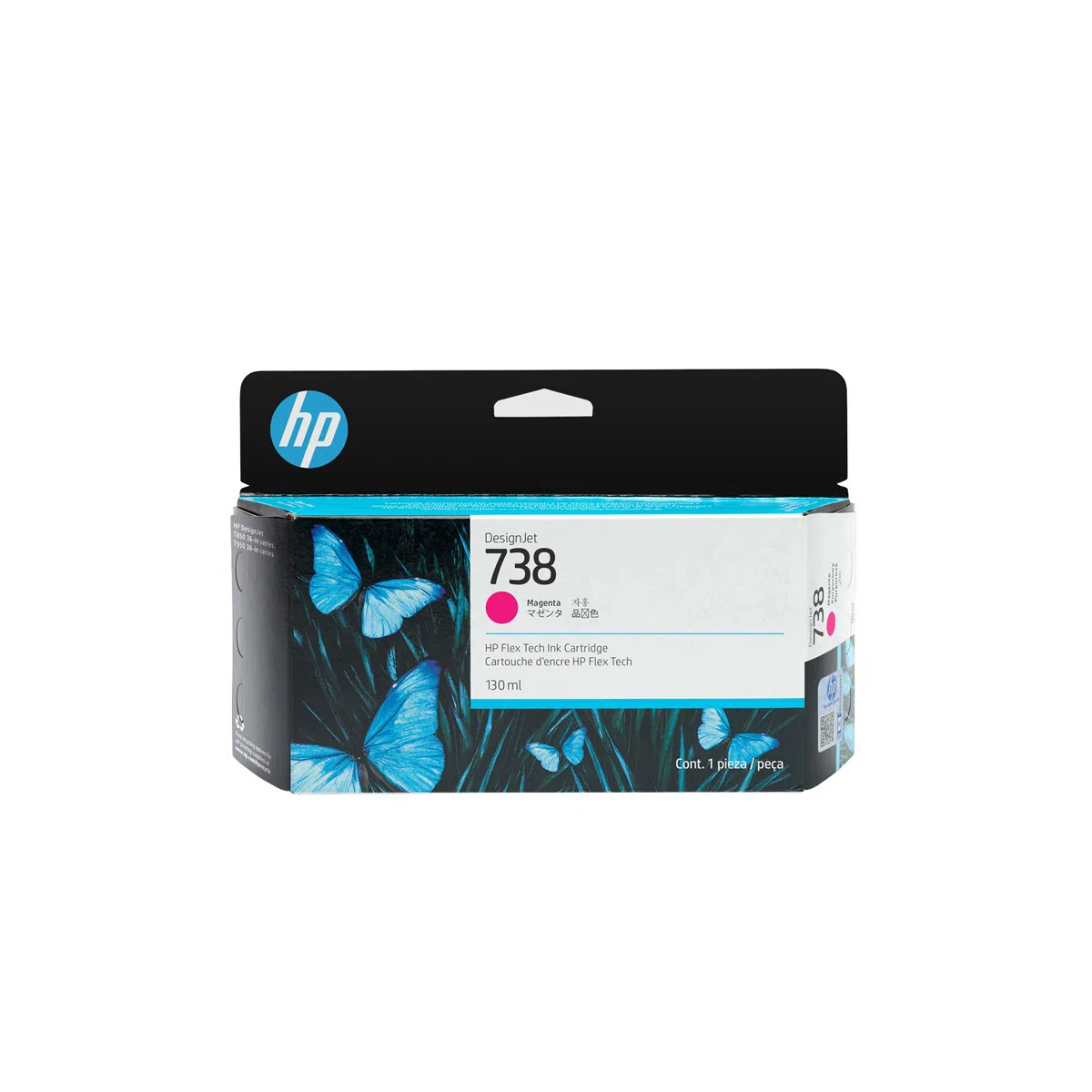 HP 738 498N6A Orijinal Magenta DesignJet Mürekkep