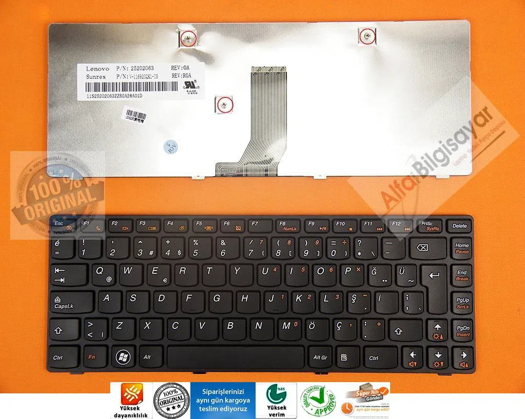 LENOVO G480 KLAVYE