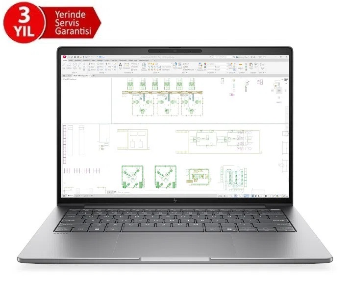 HP ZBook 8 G2i Ultra 7 366H 32GB 1TB SSD 14'' İş İstasyonu