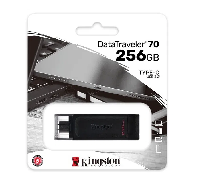 Kingston DT70 256GB USB-C Flash Bellek