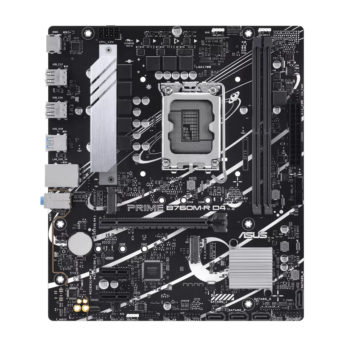 ASUS Prime B760M-R DDR4 LGA1700 Anakart