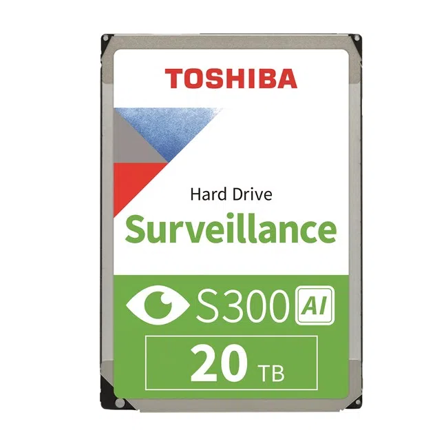 Toshiba S300 AI 20TB 7200RPM SATA Güvenlik Diski MG11ACA20TE-V