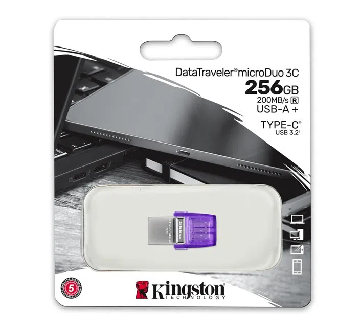 Kingston DT MicroDuo 3C 256GB DTDUO3CG3 USB Bellek