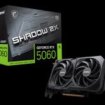 MSI VGA RTX 5060 8G SHADOW 2X OC MAX