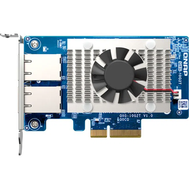 QNAP QXG-10G2T Çift Port 10G Bakır Ağ Kartı