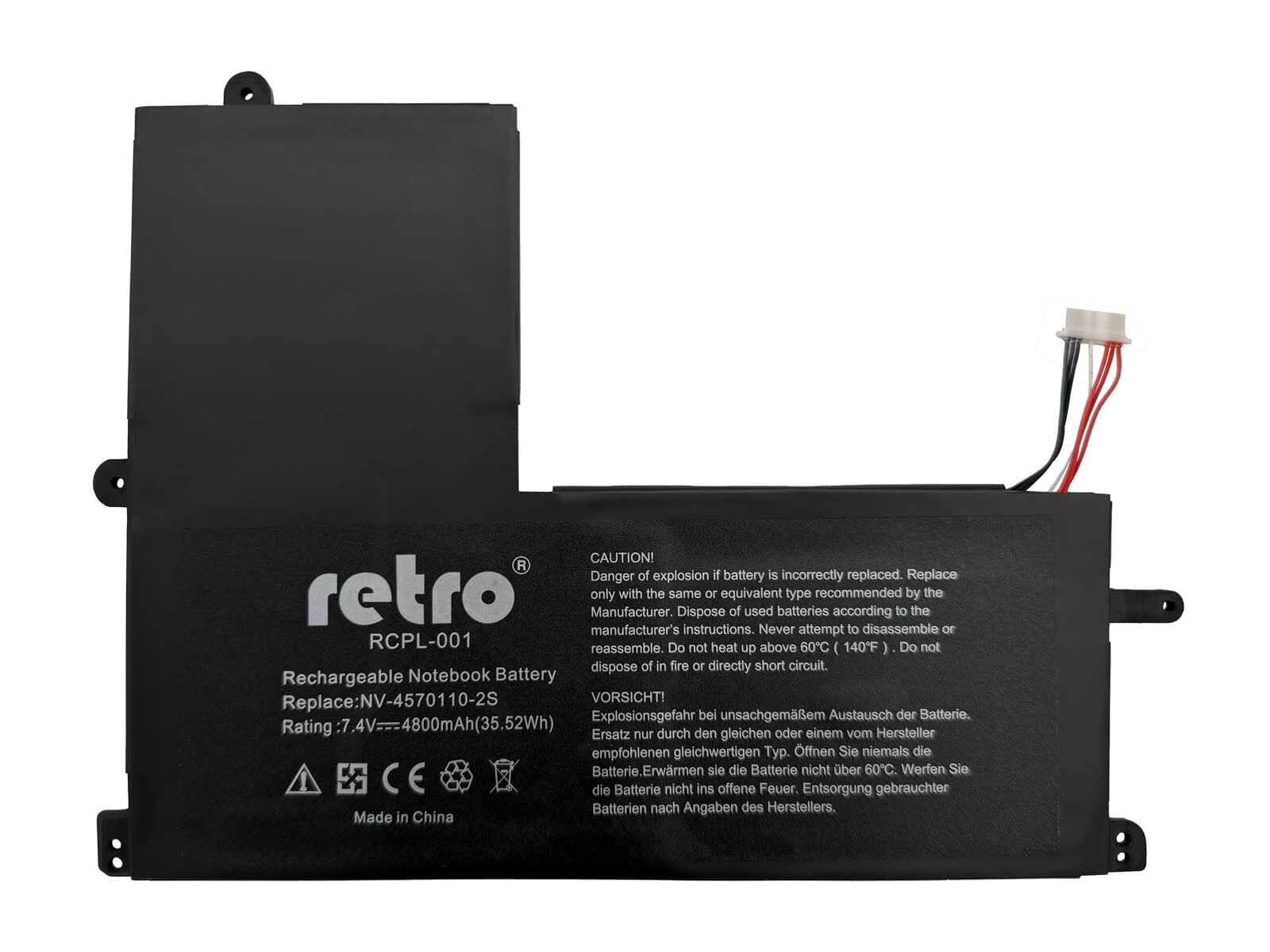 RETRO NV-4570110-2S Notebook Bataryası