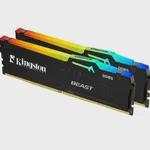 Kingston Fury Beast RGB 32GB (2x16GB) DDR5 6000MHz CL30 KF560C30BBEAK2-32