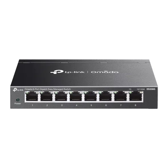 TP-Link Omada ES208G 8 Port Kolay Yönetilebilir Switch