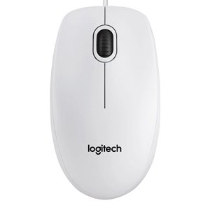 Logitech B100 Kablolu Optik Mouse Beyaz 910-003360