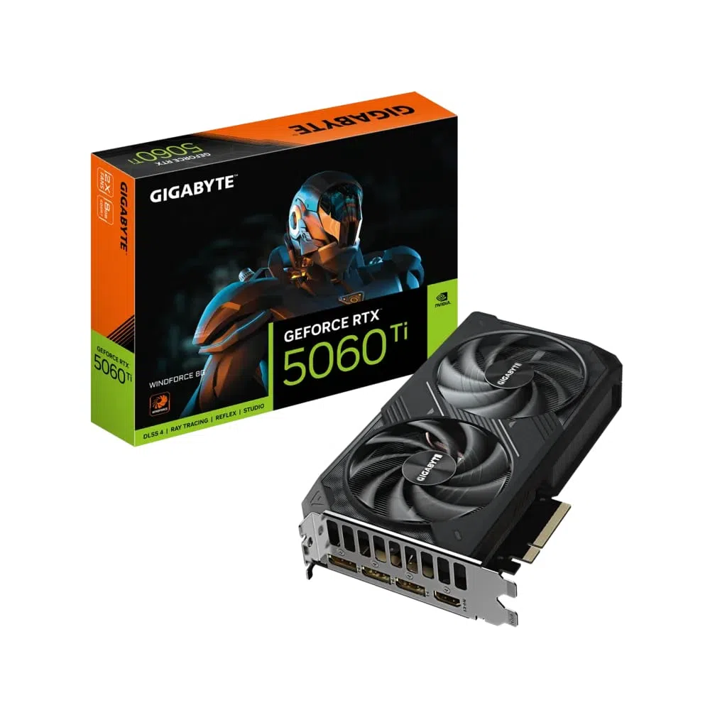 GIGABYTE RTX5060Ti WINDFORCE GV-N506TWF2-8GD 8GB GDDR7 128Bit