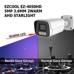 EZCOOL EZ-4050HD 5MP 3.6MM FULLCOLOR AHD BULLET KAMERA