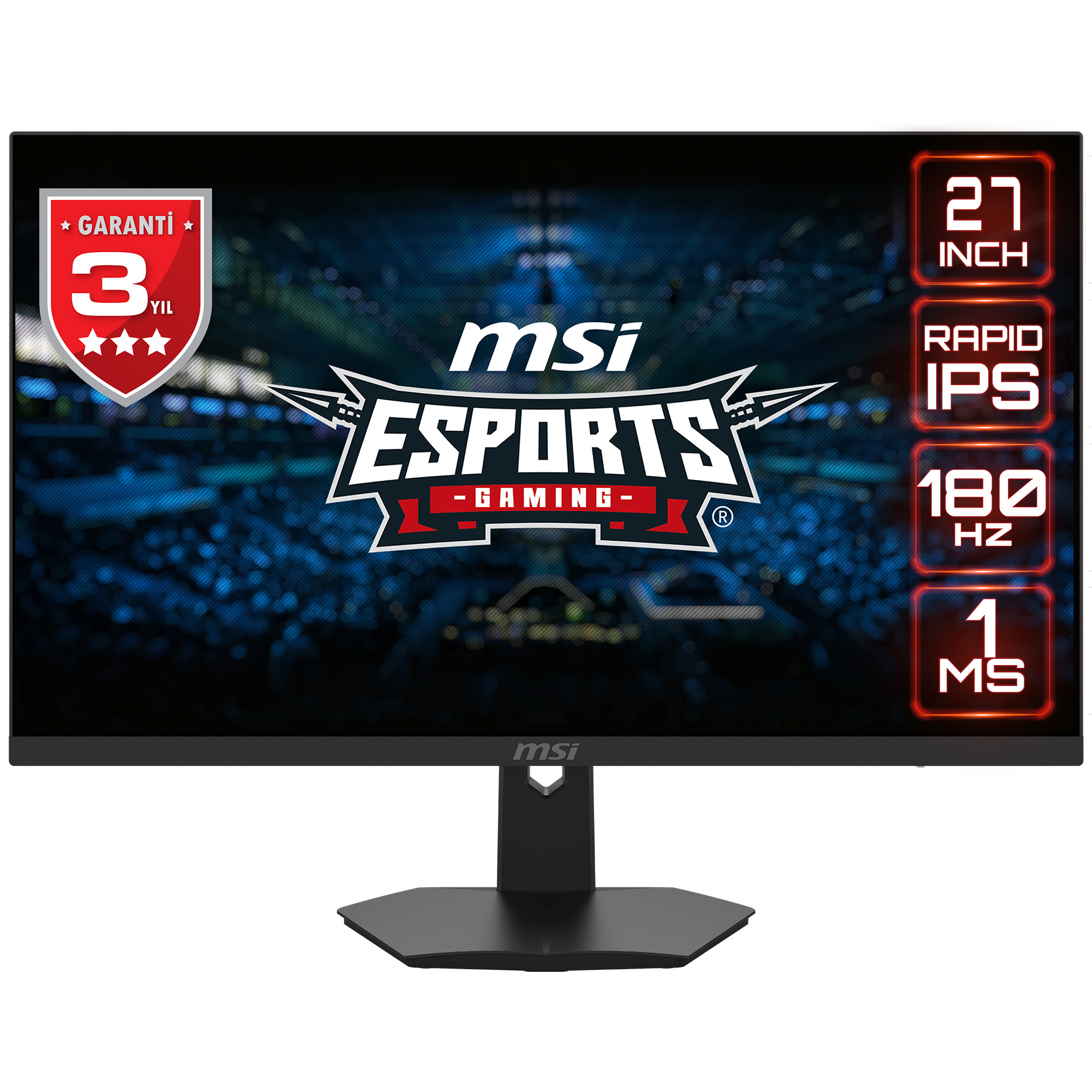 27 MSI G274F 1MS 180HZ FHD FLAT RAPID IPS GAMING