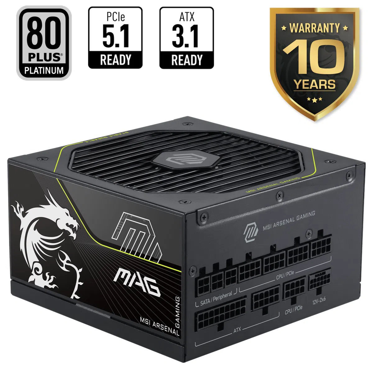MSI MAG A1200PLS PCIE5 1200W Güç Kaynağı