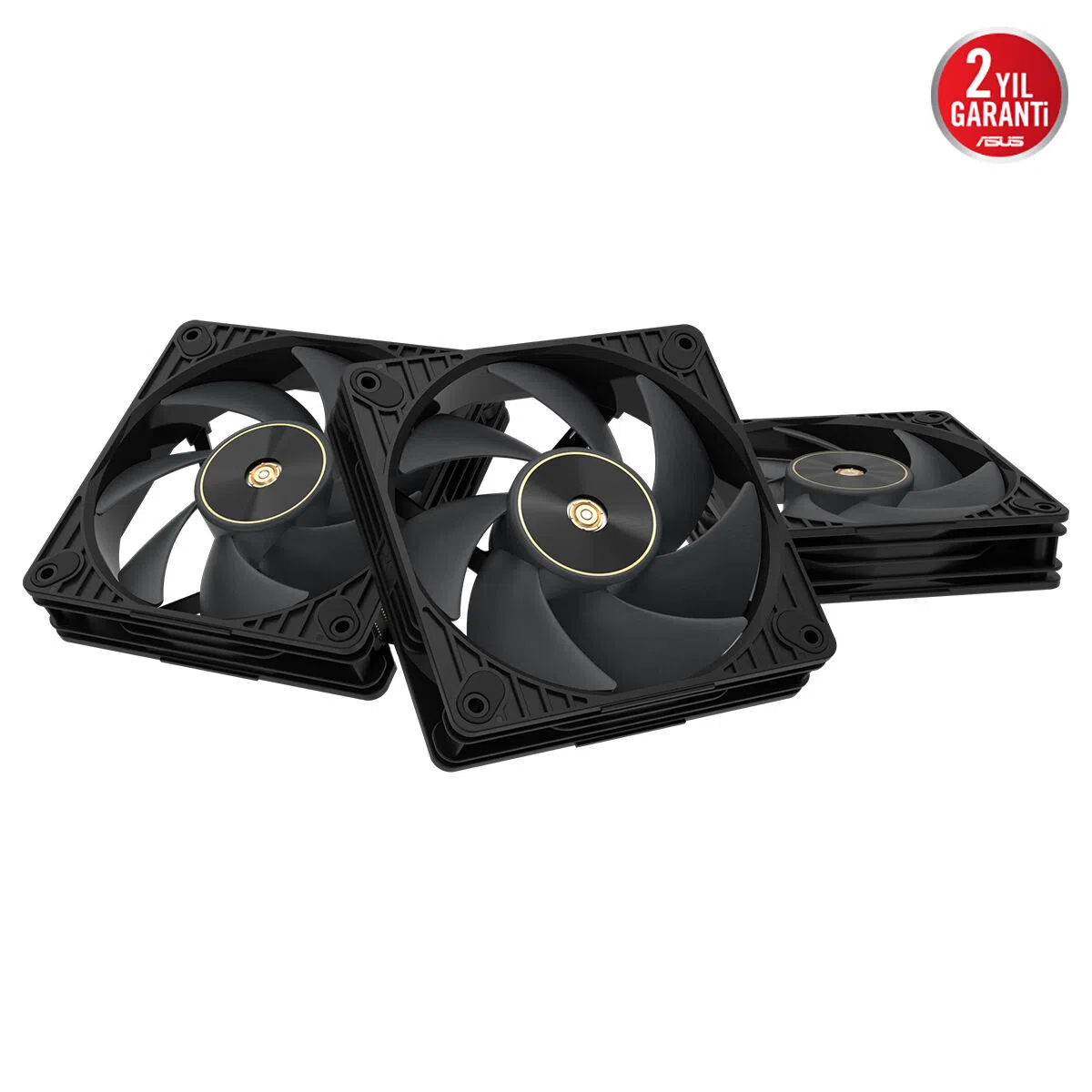 ASUS ProArt PF120 PWM 120mm Kasa Fanı Siyah (3'lü Paket)