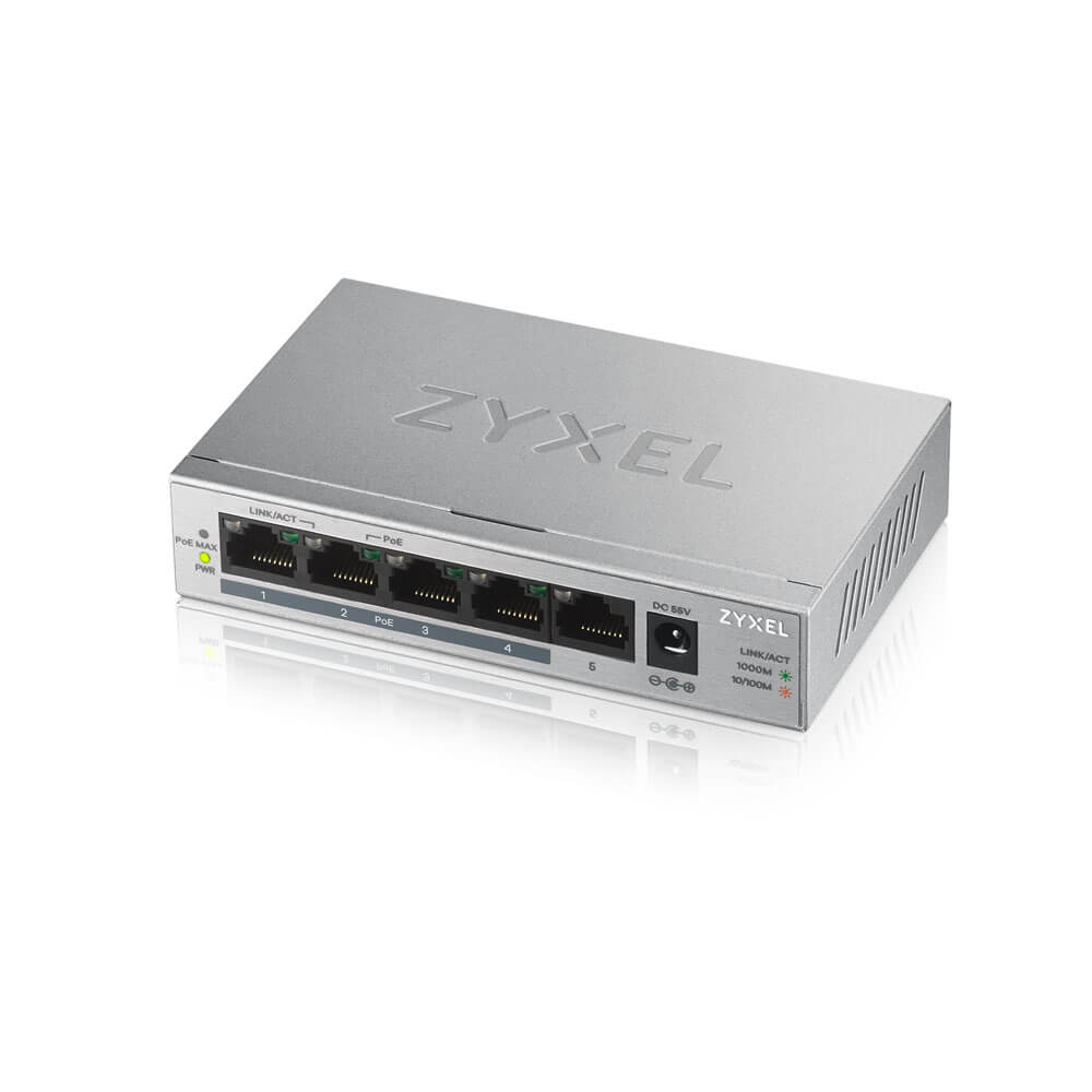 ZYXEL GS-1005HP 5 PRT GB UNMANAGE POE SW