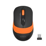 A4-Tech Kablosuz Mouse Nano Siyah-Turuncu (FG10-T)