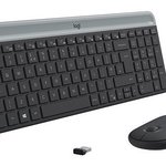 Logitech MK470 ince Kablosuz Set Siyah 920-009435