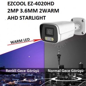 EZCOOL EZ-4020HD 2 MP 3.6MM FULLCOLOR BULLET KAMERA 