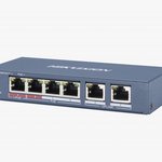 HIKVISION DS-3E0106P-E/M 4XFE+2XFE 35W POE SWITCH