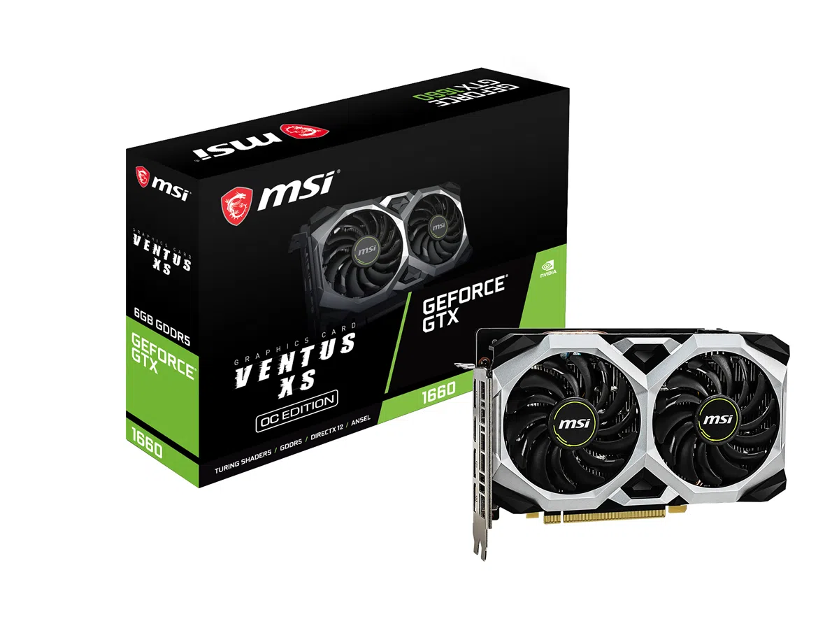 MSI VGA GeForce GTX 1660 VENTUS XS 6G OC