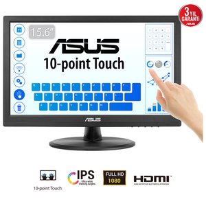 ASUS KURUMSAL VT169HE 15.6 IPS 1920x1080
