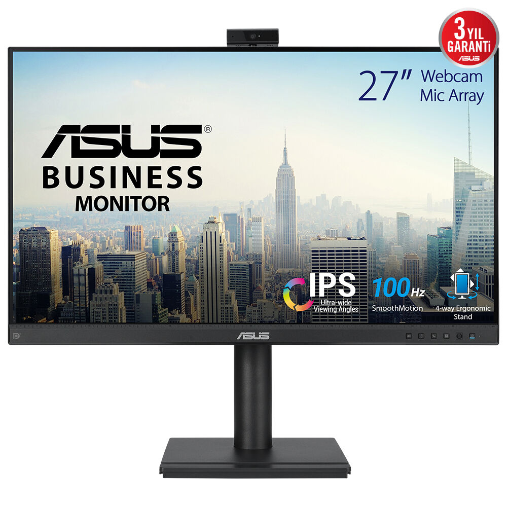 ASUS KURUMSAL BE249QFK 23.8 IPS WEBCAM 1
