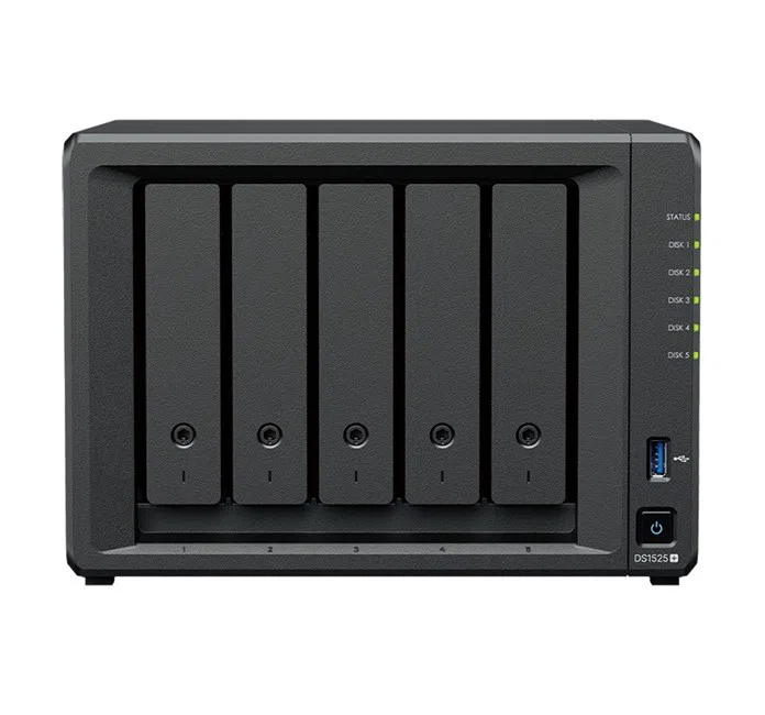 Synology DS1525+ 8GB 5 Yuvalı Tower NAS