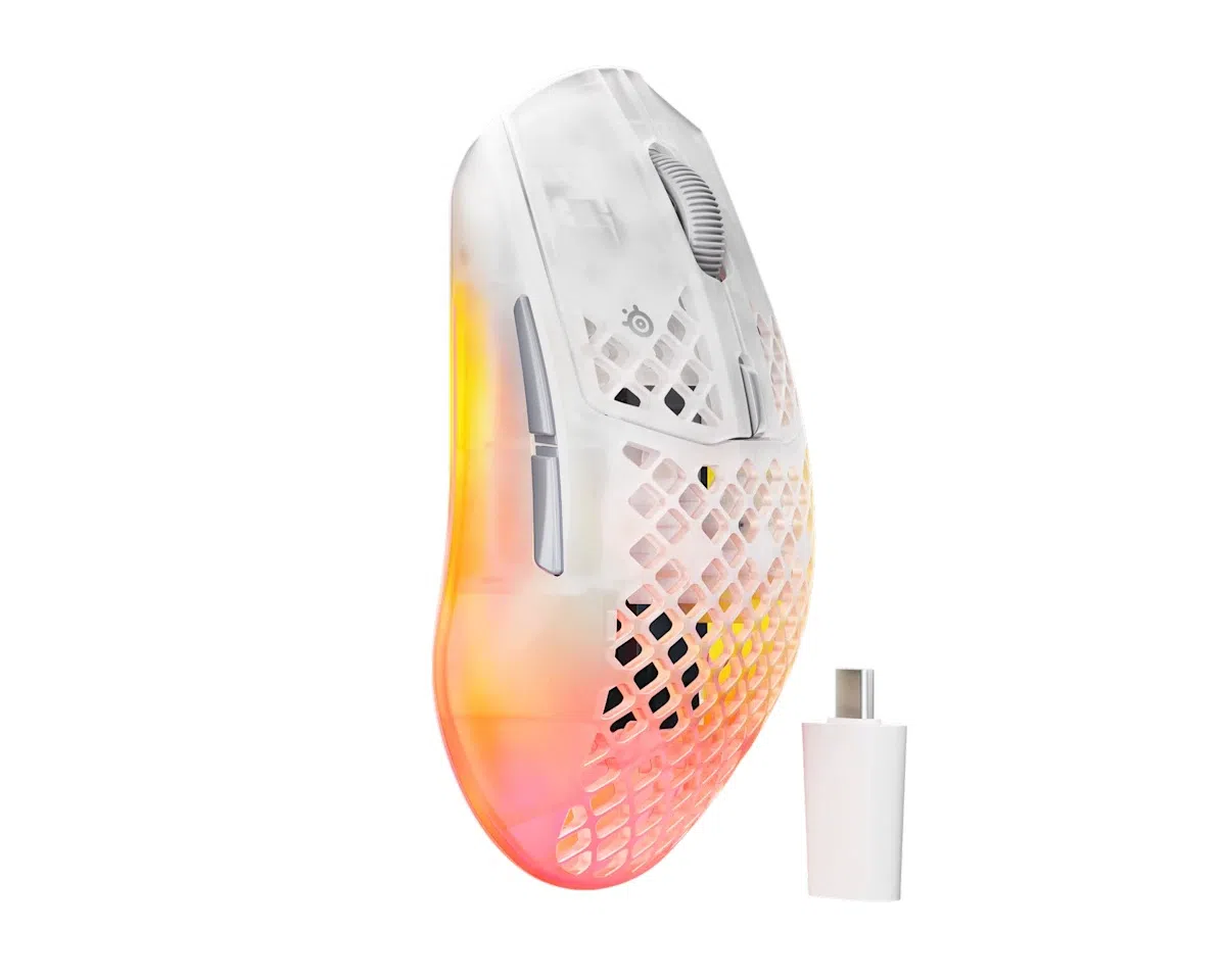 SteelSeries Aerox 3 Wireless Gen 2 Gaming Mouse Ghost