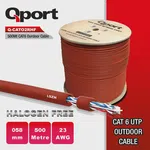 Qport Q-CATO2RHF LSZH 23AWG Halogen Free Makaralı Kablo 500m