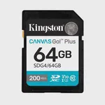Kingston Canvas Go+ 64GB SDXC Hafıza Kartı 200MB/s (SDG4/64GB)