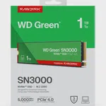 WD Green SN3000 1TB M.2 NVMe SSD (5000/4200)