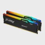 Kingston Fury Beast RGB 16GB (2x8) DDR5 6000 MHz Bellek