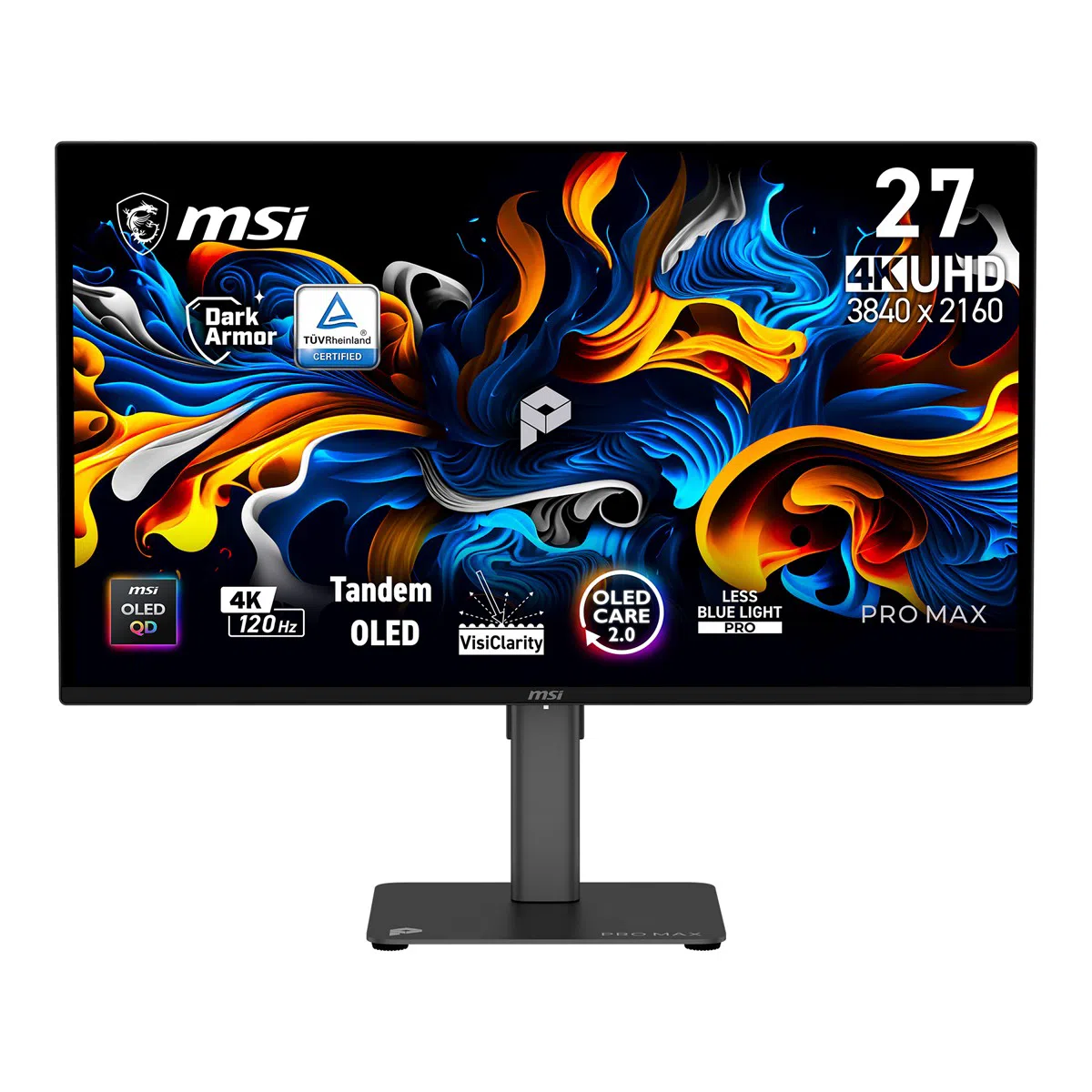 MSI PRO MAX 271UPX12G 26.5" 4K QD-OLED 120Hz USB-C Monitör