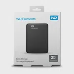 WD Elements Taşınabilir HDD 2tb USB 3.0 2.5" Siyah