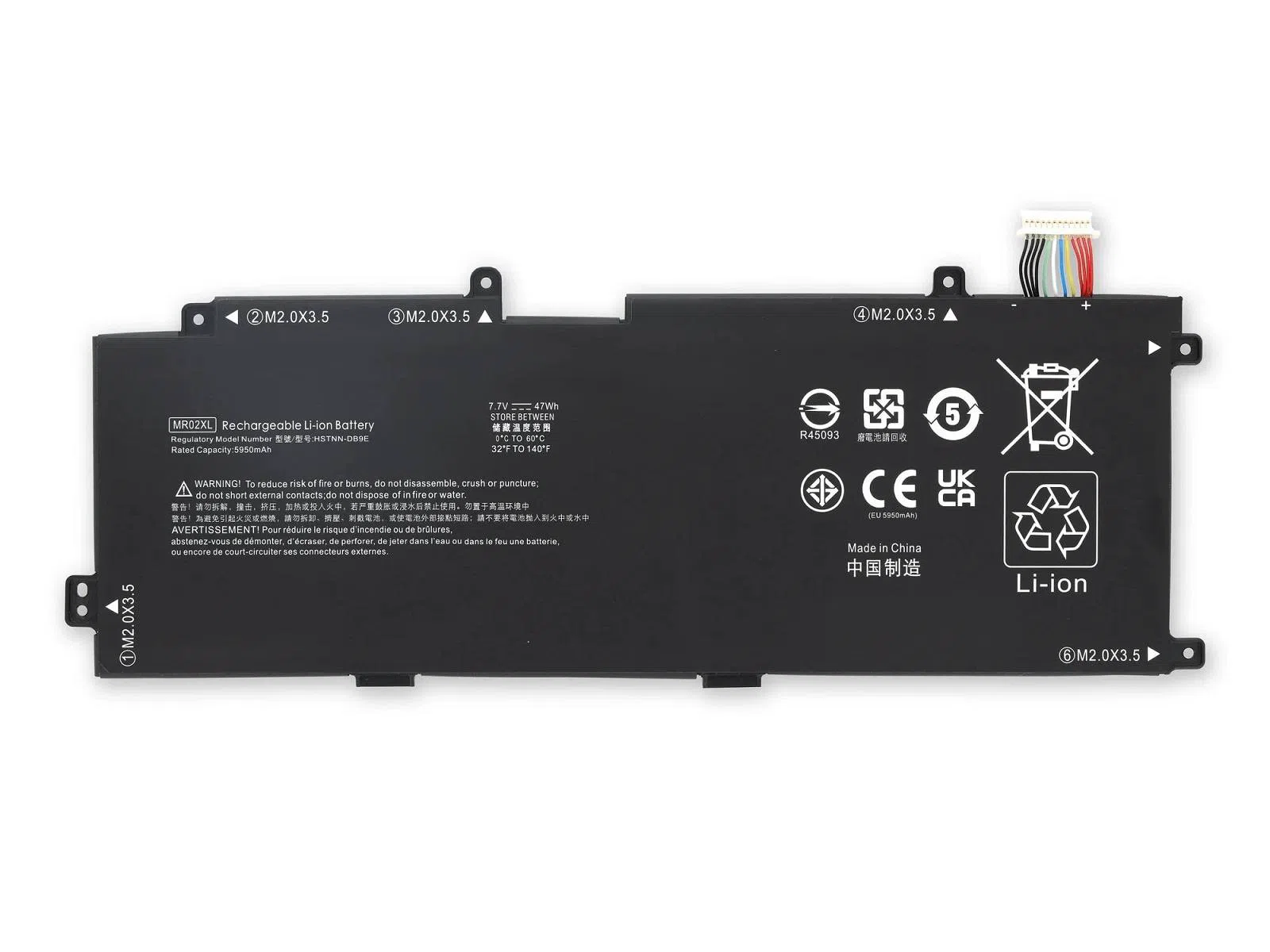 RETRO Hp Elite x2 G4, MR02XL Tablet Bataryası