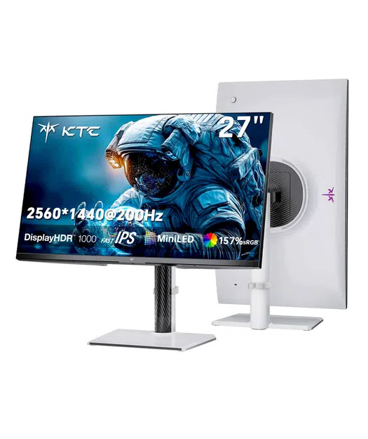 KTC M27T6S 27" MiniLED QHD 200Hz 1ms IPS Gaming Monitör