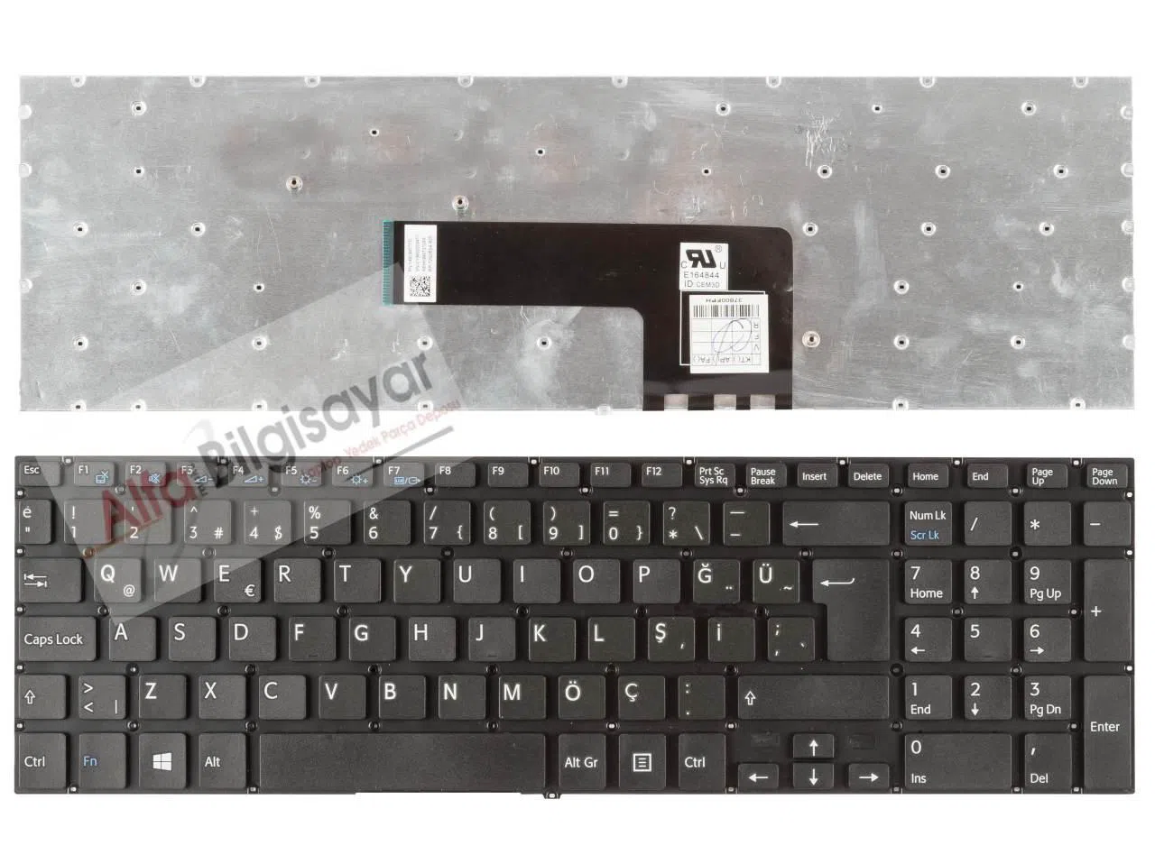 Sony Vaio SVF1521D7E, SVF1521E2E, SVF1521E6E Klavye Siyah Renk Tuş Takımı Q-Türkçe A+++