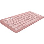 Logitech K380s Çakıl Tuşlu Bluetooth Klavye Pembe