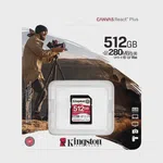 Kingston Canvas React Plus 512GB V60 SD Hafıza Kartı