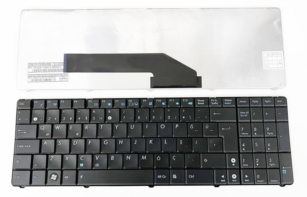 Asus K50 K50IN K60 K60I K60IN K61 K70 F52 X70 F90 PRO79 Klavye