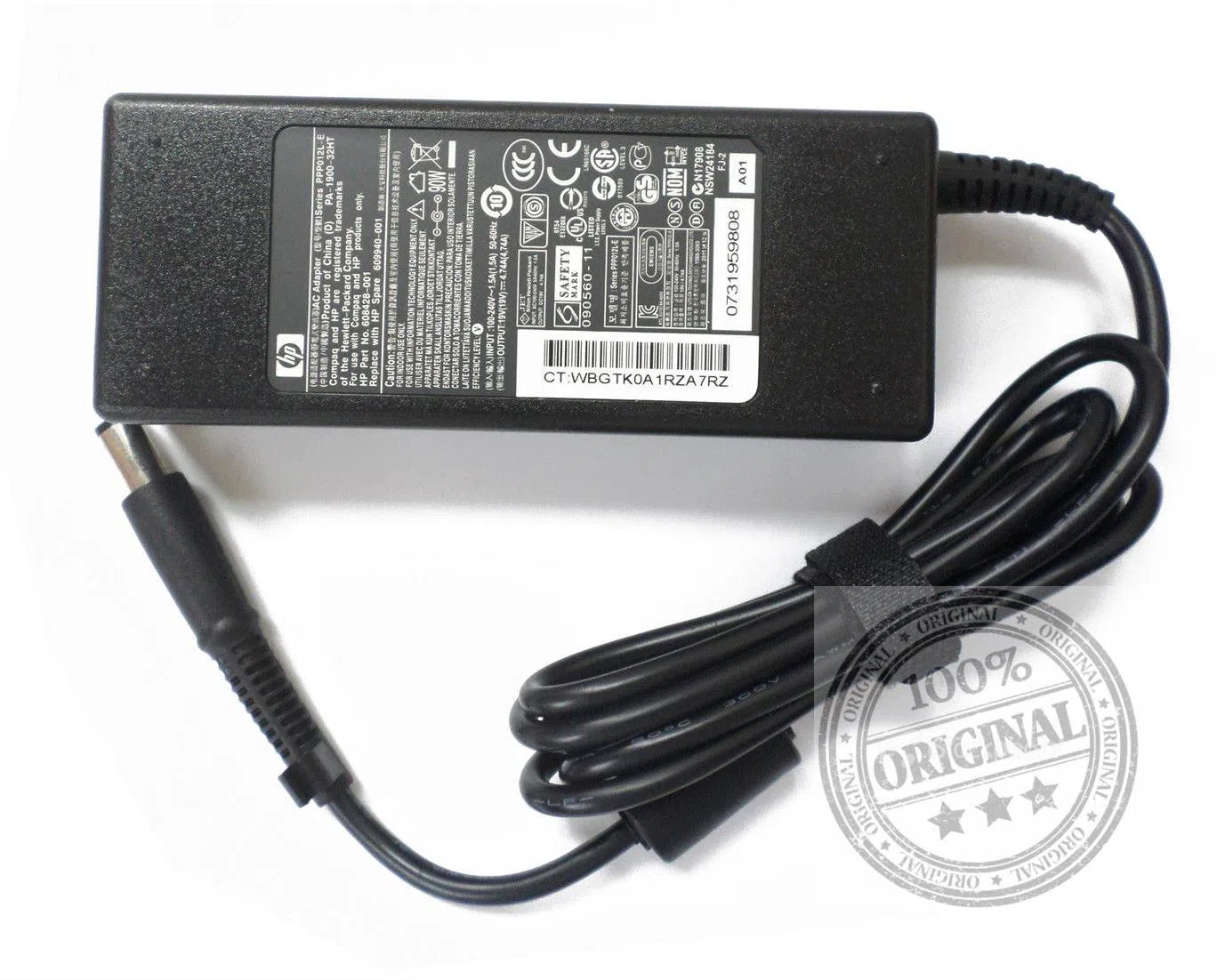 HP 19V 4.74V 90W DV4, DV5, DV6, DV7, Orijinal Adaptör Şarj Cihazı
