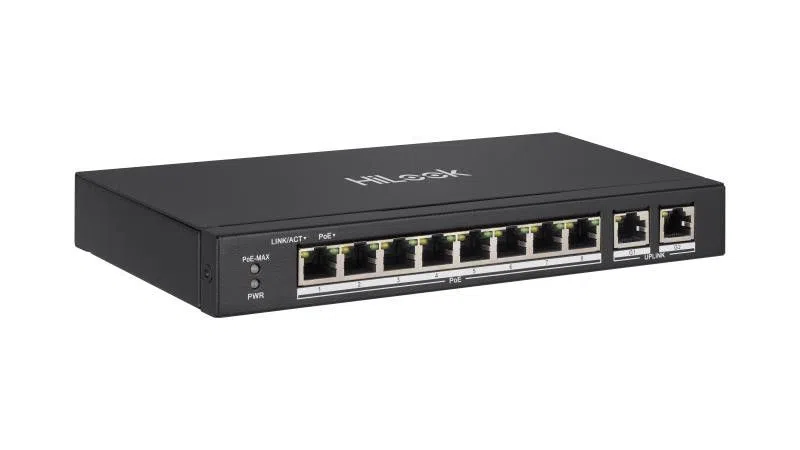 Hilook NS-0310P-60 10 Port Yönetilemez PoE Switch
