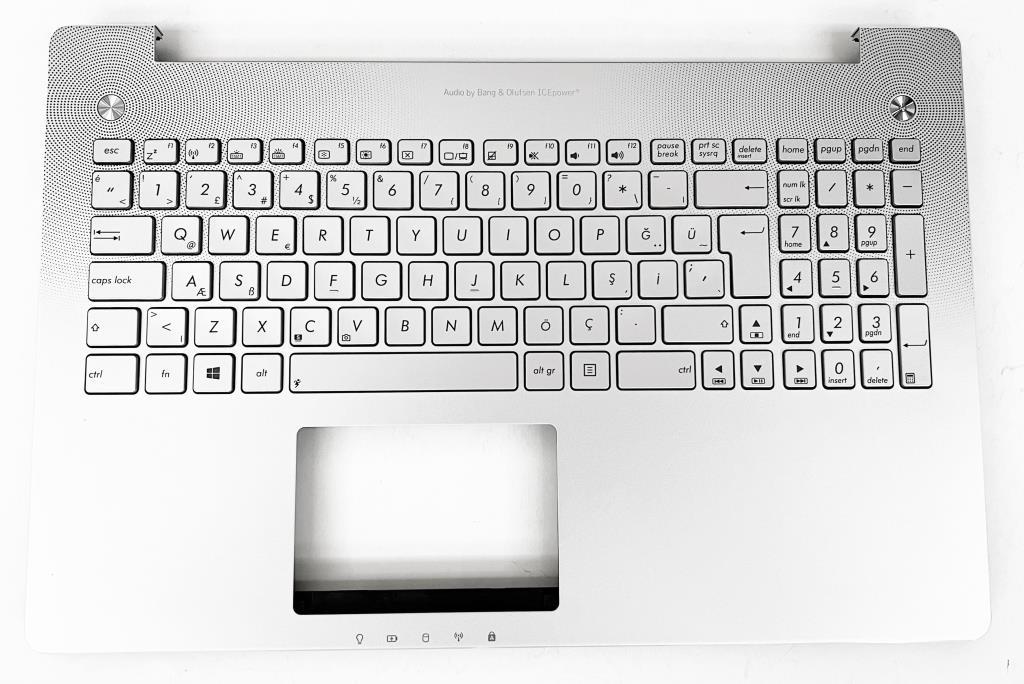 Asus N550L N550J N550JK N550JV G550J G550JK gri üst kasalı klavye