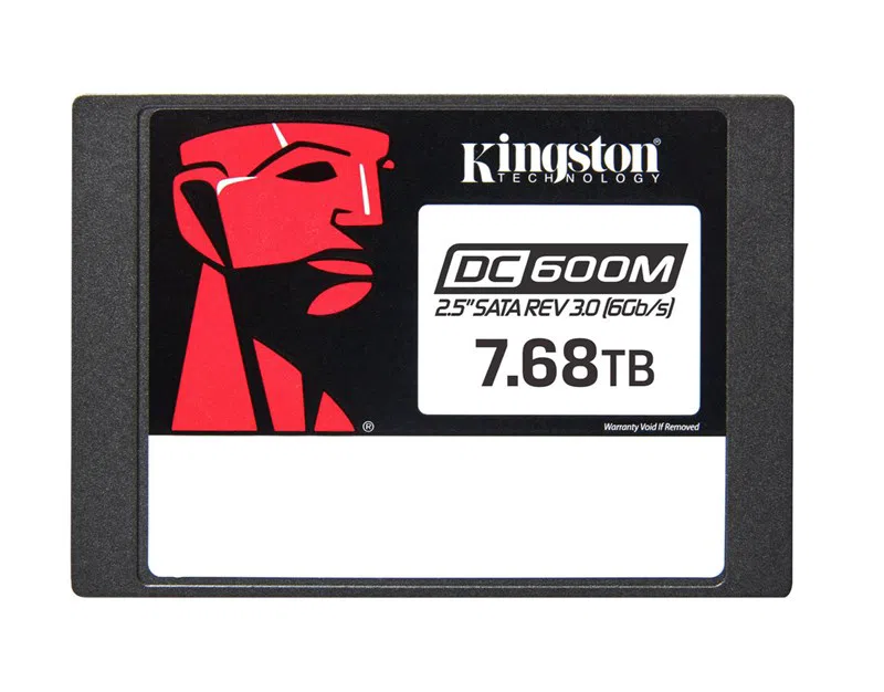 Kingston DC600M Kurumsal 7.68tb 2.5" SATA SSD