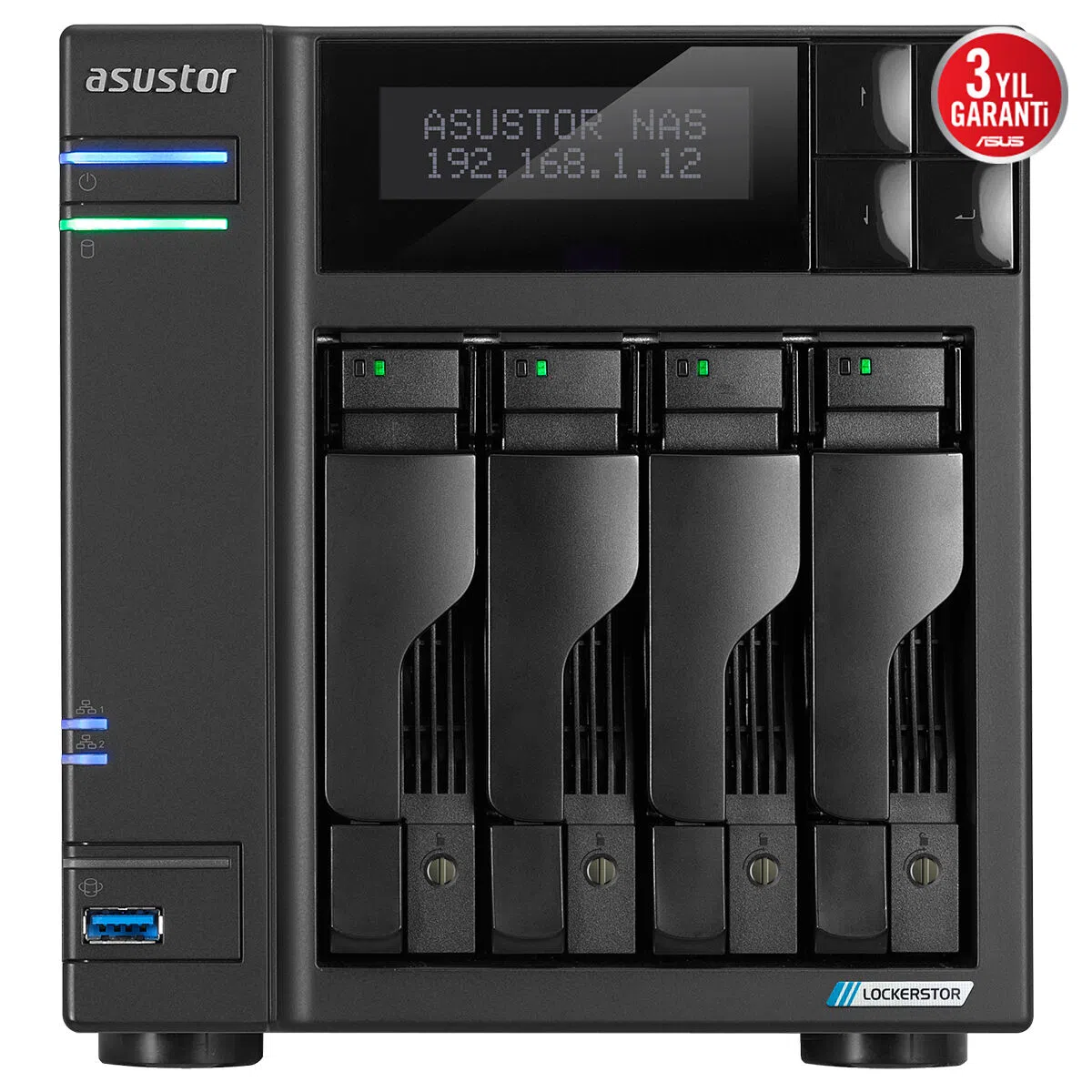Asustor AS6704T V2 4 Yuvalı NAS Veri Depolama