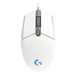 Logitech G G102 Lightsync Kablo Gaming Mouse Beyaz