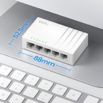 CUDY 5-Port 10/100 Mbps Desktop Switch